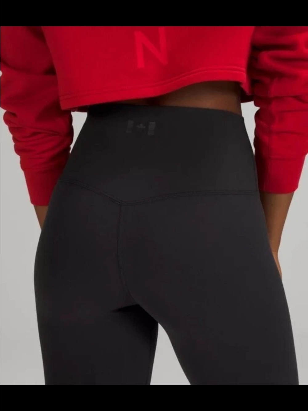 Size 16 NWT Lululemon Align HR Pant Team Canada *COC Logo Black - LW5DOMS